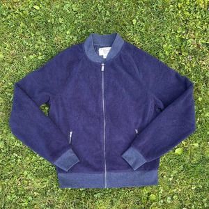 Beautiful Penguin By Munsingwear Fleece Jacket. Blue Jacket.